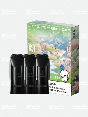 正品Bearfbar Pods比熊6代电子烟弹 大容量 3.0毫升(3颗装) 陶瓷芯 多口味可选 (通用弹)