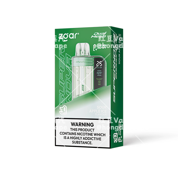 正品zgar supernova冰熊超新星20000口一次性电子烟16 25w功率 液晶屏 多口味可选