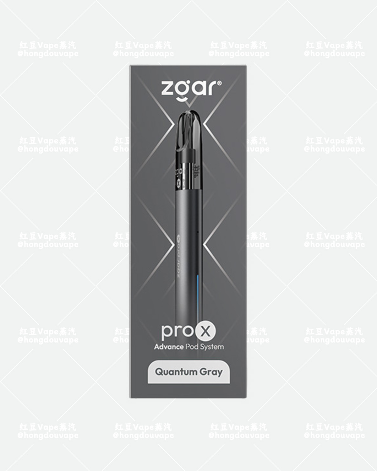 正品zgar冰熊 pro x 换弹式电子烟杆 三档功率 双侧炫彩流光灯效 (通用杆)