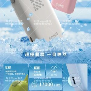正品song崧a38冰果系列17000口一次性电子烟 冰感自定义 多口味可选