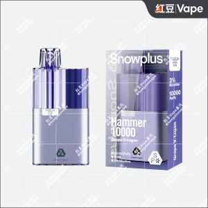 Snowplus 雪加大板砖一次性电子烟 葡萄口味 包装示意图