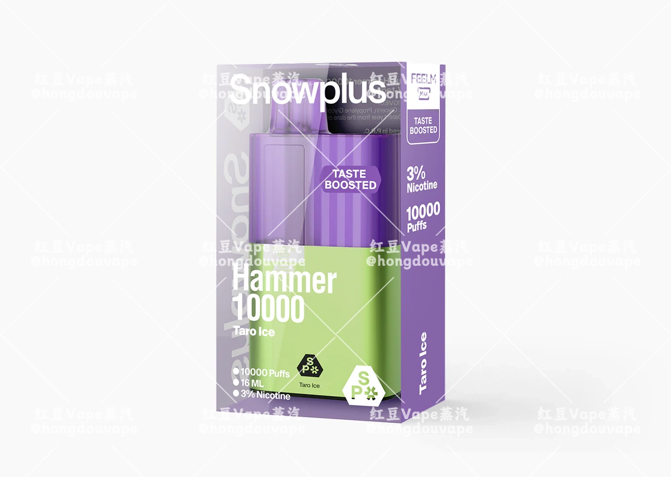 正品snowplus hammer 雪加大板砖10000口一次性电子烟 陶瓷芯 多口味可选