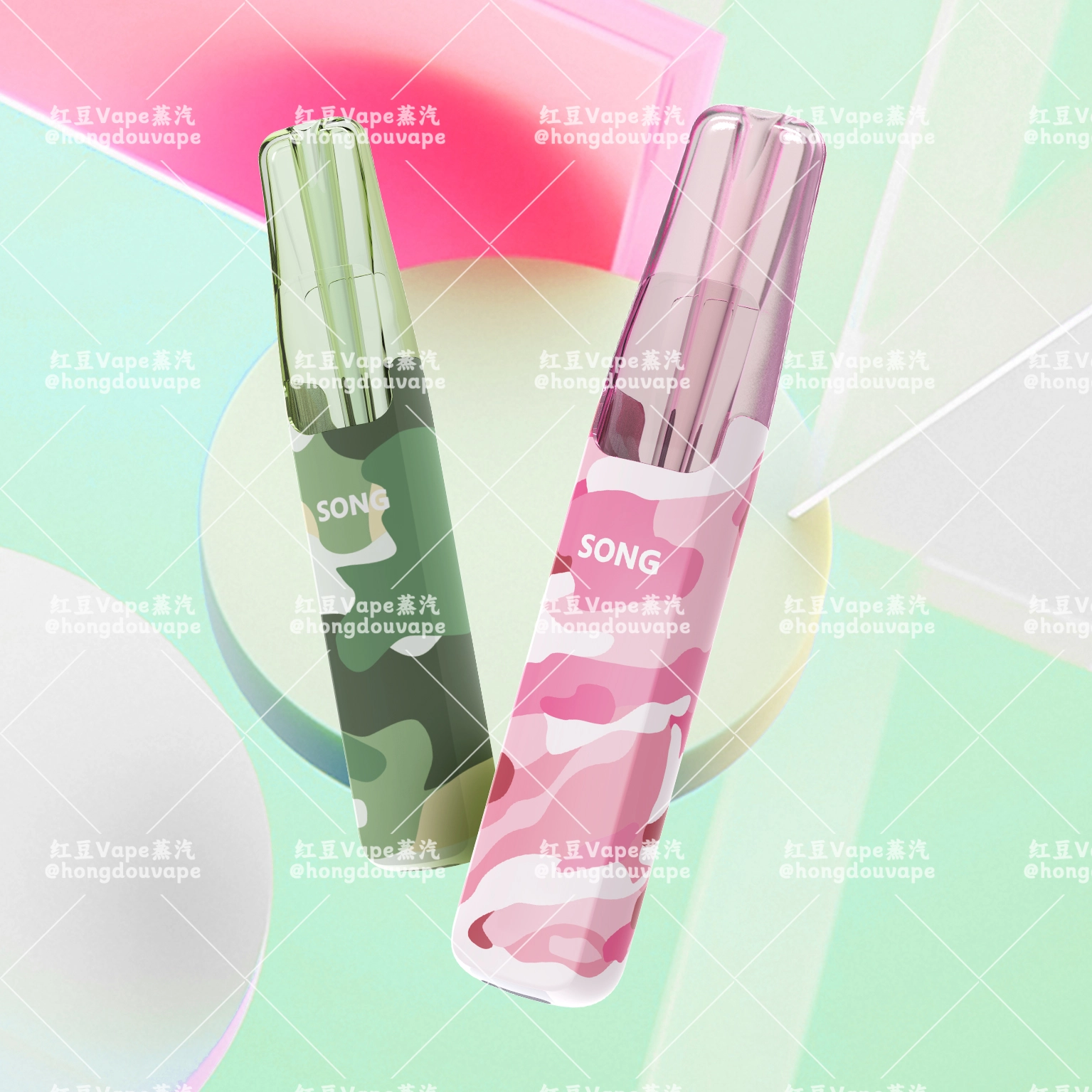 正品崧song崧a36迷彩鸭嘴4500口一次性电子烟 迷彩色 多口味可选