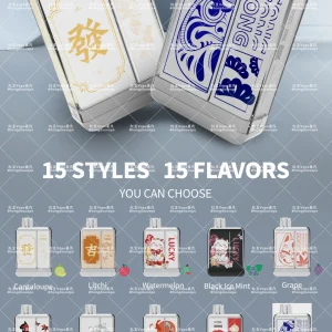 正品崧song崧盒y193c幸运系列9000口一次性电子烟 双发雾化芯 多口味可选