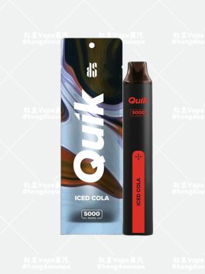 泰版quik小黑条5000口一次性电子烟 双发网状雾化芯 零糖零脂 多口味可选
