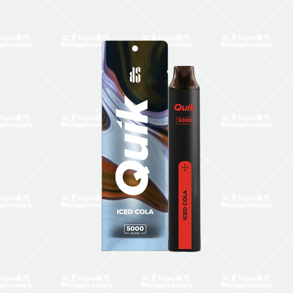 泰版quik小黑条5000口一次性电子烟 双发网状雾化芯 零糖零脂 多口味可选
