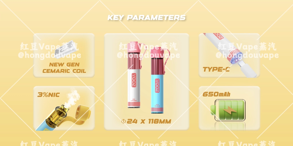 正品柚子积木 yooz innovator 4000口一次性电子烟 硅胶嘴帽 多口味可选