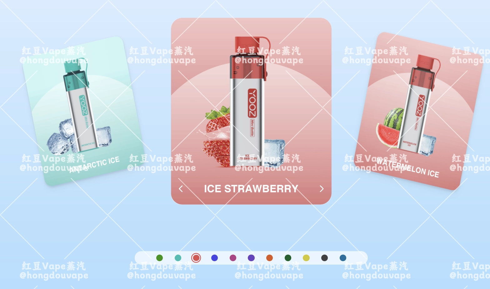 正品柚子迷你小酒瓶 yooz mini bottle 4000口一次性电子烟 铝合金机身 多口味可选