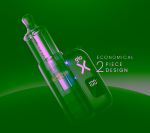 zgar 冰熊电子烟的优势：GLO-X 系列的流光线条设计
