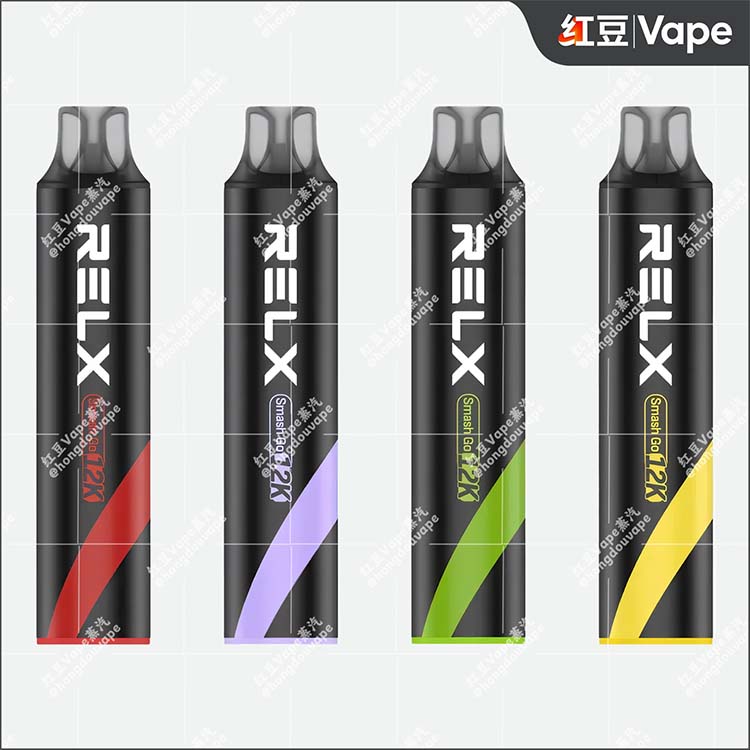 正品悦刻黑条Relx Smash Go 12000口一次性电子烟 MEGA MESH雾化芯 - 图片 2