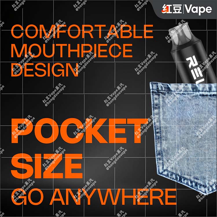 正品悦刻黑条Relx Smash Go 12000口一次性电子烟 MEGA MESH雾化芯 - 图片 5