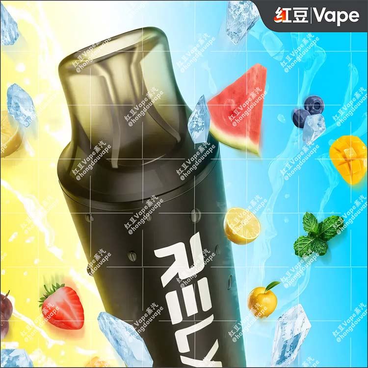 正品悦刻黑条Relx Smash Go 12000口一次性电子烟 MEGA MESH雾化芯 - 图片 7