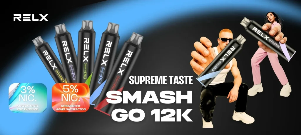 悦刻黑条Relx Smash Go 12000口一次性电子烟 深度体验封面