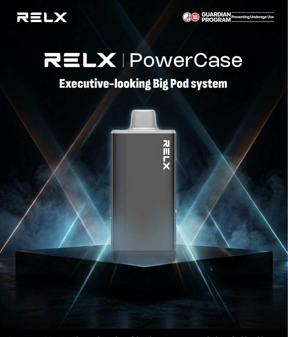 RELX悦刻能量盒PowerCase电子烟杆 新品首发宣传展示图